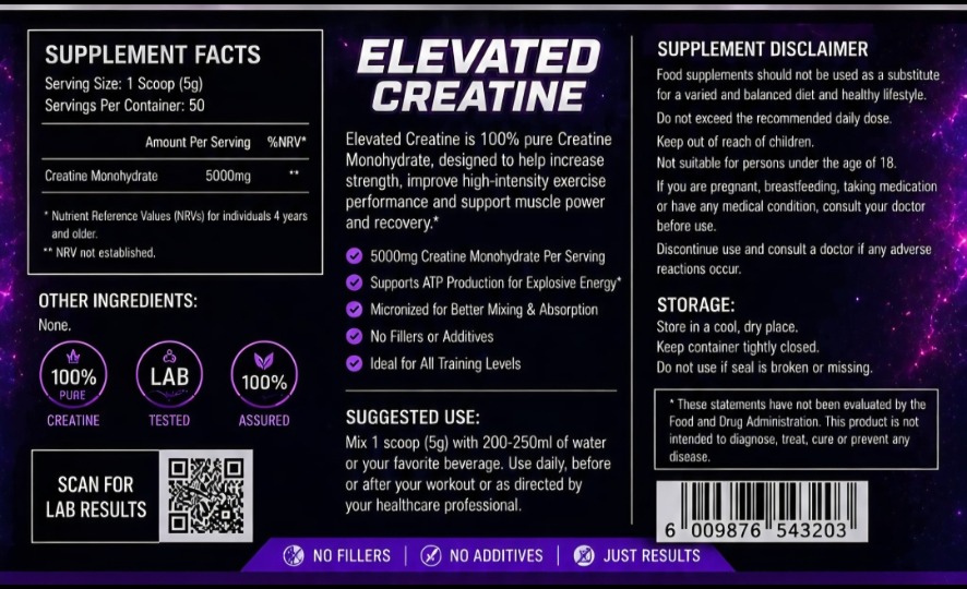 Elevated Premium Whey product view